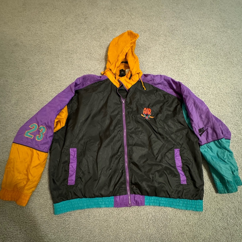 Nike Air Jordan Flight Retro Vintage 9 IX Nostalgia JACKET Color Block Mens 2XL